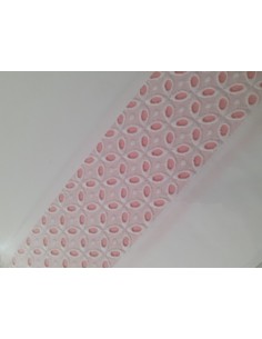 ROSA - JUEGO DE SÁBANAS 100% ALGODÓN PERCAL CON FINO BORDADO APLICADO