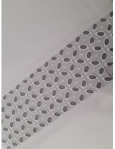 GRIS - JUEGO DE SÁBANAS 100% ALGODÓN PERCAL CON FINO BORDADO APLICADO