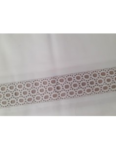 TAUPE - JUEGO DE SÁBANAS 100% ALGODÓN PERCAL CON FINO BORDADO APLICADO