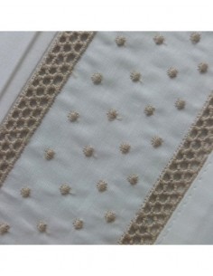 TAUPE - JUEGO DE SÁBANAS 100% ALGODÓN PERCAL 200x200+30 cm