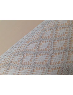 CAMA 160 CM - JUEGO DE SÁBANAS 100% ALGODÓN AMARILLO CON PUNTILLA APLICADA