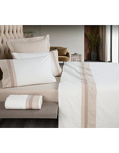 Juego de sábanas 100% algodón peinado diseño jacquard Juego de sábanas 100% algodón peinado diseño jacquard