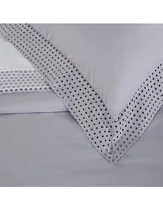 Ropa de cama bordada  -  Solari en color Gris 2