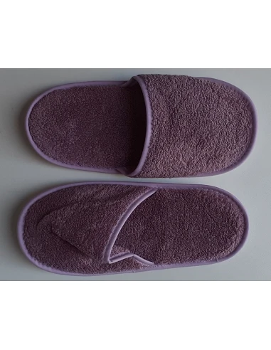Zapatillas de baño en micro algodón extra suave color rosa palo - Bomdia