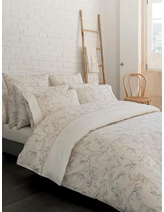 JUEGO DE SÁBANAS LEAVES ALGODÓN PEINADO PERCAL 200 HILOS - LASA HOME 2