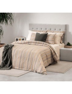 JUEGO FUNDA NÓRDICA CON FUNDA ALMOHADA - BOEMIA TONOS DE NARANJA, GRIS, AMARILLO, Y OTROS JUEGO FUNDA NÓRDICA CON FUNDA ALMOHADA - BOEMIA TONOS DE NARANJA, GRIS, AMARILLO, Y OTROS