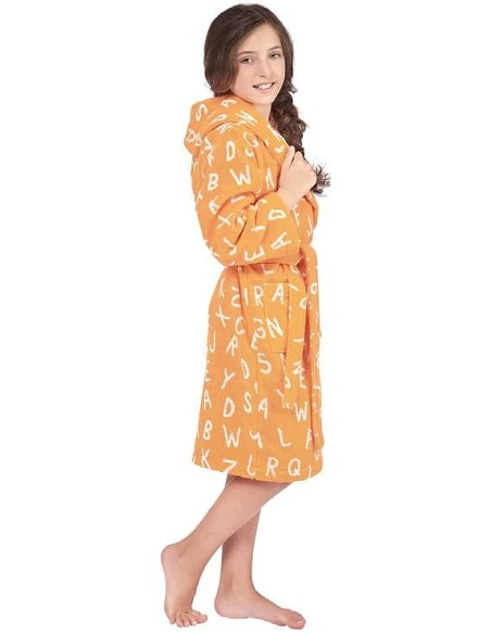 Roupão infantil 100% algodão 360 gr./m2 LETRAS Lasa Home