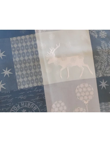 NATAL - Toalha de mesa Fateba rectangulares em 100% algodão jacquard