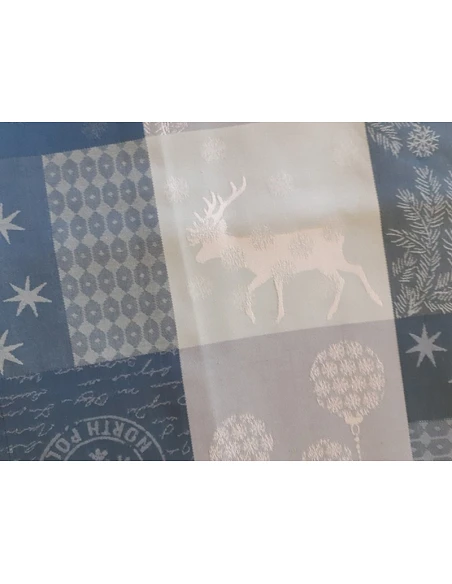 NATAL - Toalha de mesa Fateba rectangulares em 100% algodão jacquard