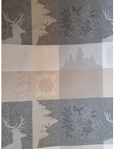 NATAL - Toalha de mesa Fateba rectangulares em 100% algodão jacquard 2