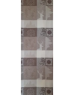 NATAL - Toalha de mesa Fateba rectangulares em 100% algodão jacquard