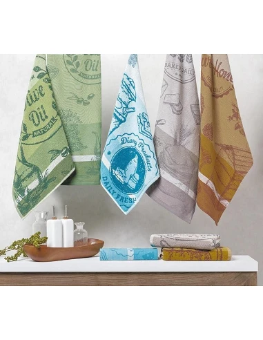 Paño de cocina tela 70x50 cm - Paño de cocina 100% algodón 260 gr.