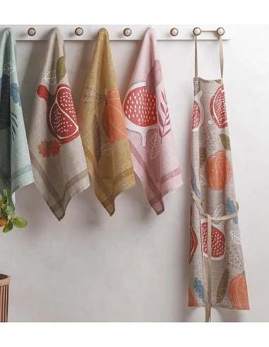 4 Paños de cocina tela 70x50 cm - Paño de cocina 100% algodón 200 gr.