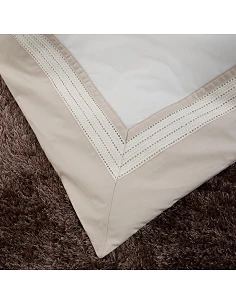 Fundas nórdicas - Dopler color Ivoire con Taupe