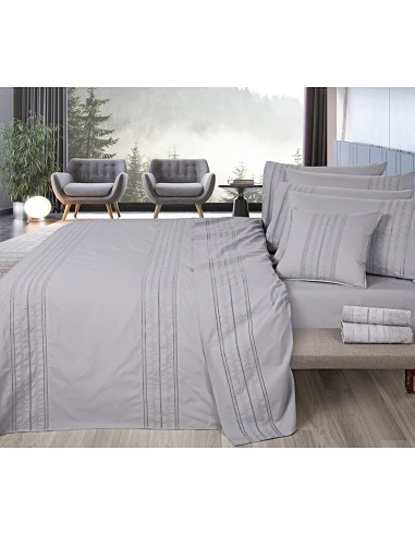 Sacos para edredão - Ariana cor cinza ou branco