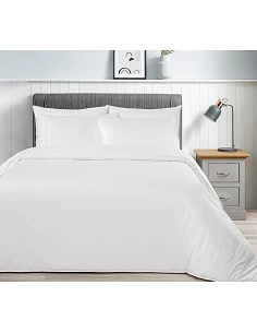 400 HILOS - JUEGO DE SÁBANAS 100% ALGODÓN PERCAL BLANCO 400 HILOS - JUEGO DE SÁBANAS 100% ALGODÓN PERCAL BLANCO