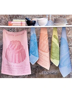 Pano de cozinha tela 70x50 cm - Panos cozinha 100% algodão 260 gr.- PÂTISSERIE  Lasa Home