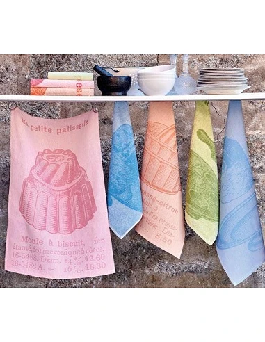 Paño de cocina tela 70x50 cm - Paño de cocina 100% algodón 260 gr. - PÂTISSERIE Lasa Home