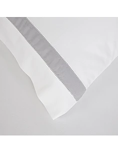 Juego de sábanas 100% algodón peinado percal blanco 200 hilos