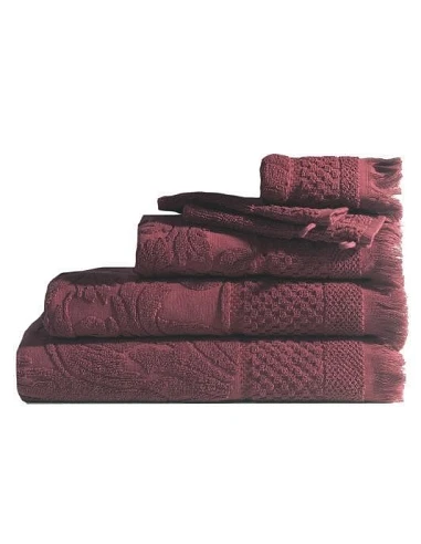 Toalhas 100% algodão  jacquard C/ Franjas 500 gr./m2 