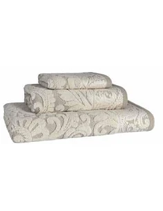 Jogo de toalhas de banho 540 gr./m2  - 100% algodão damasco 83% algodão / 17% linho 2