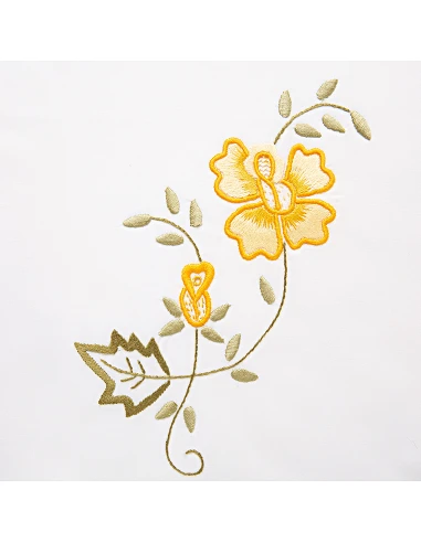 Juego sábanas 240x290 cm bordadas a mano - 7 colores a elegir