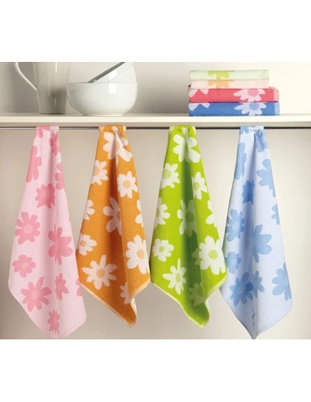 Paño de cocina tela 70x50 cm - Paño de cocina 100% algodón 260 gr. - MARGARITA Lasa Home