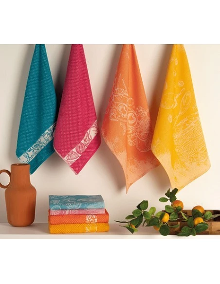 Paño de cocina tela 70x50 cm - Paño de cocina 100% algodón 260 gr. - TASTY  Lasa Home