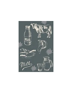 Paño de cocina tela 70x50 cm - Paño de cocina 100% algodón 260 gr. - MILK  Lasa Home 2