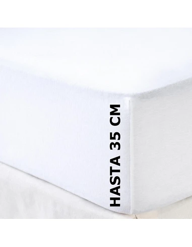 400 Fios - Lençol capa ajustável 100% algodão percal branco