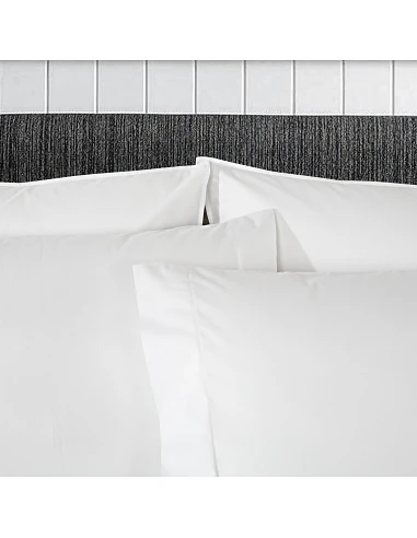 500 HILOS - JUEGO DE FUNDA NÓRDICA 100% ALGODÓN SATÉN BLANCO