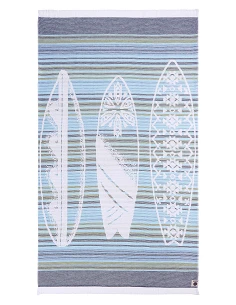 Pareo playa con flecos diseño jacquard 100x170 cm - Mundu