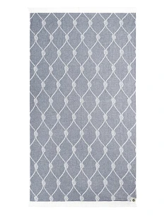 Pareo playa con flecos diseño jacquard 90x170 cm - Mundu