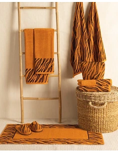 Conjunto de 3 toallas de baño 100% algodón 500 gr./m2 - TIGER  Lasa-Home