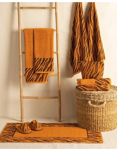 Conjunto de 3 toallas de baño 100% algodón 500 gr./m2 - TIGER Lasa-Home