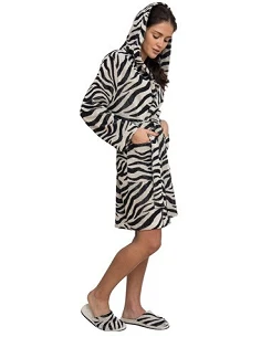 Albornoz baño 100% algodón 360 gr./m2 - ZEBRA  Lasa Home