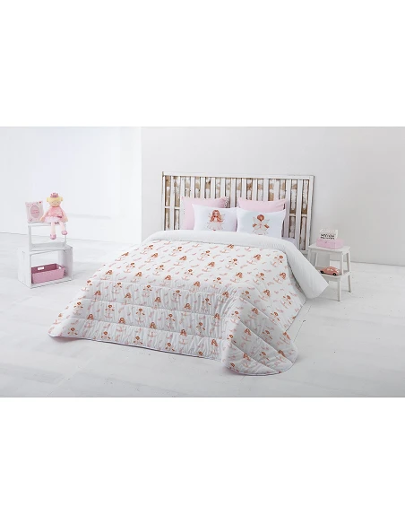 Edredom infantil Fadinha - Edredom infantil com almofadas