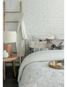 Jogo saco de edredão 100% algodão percal 200 fios -  LEAVES LASA HOME 2