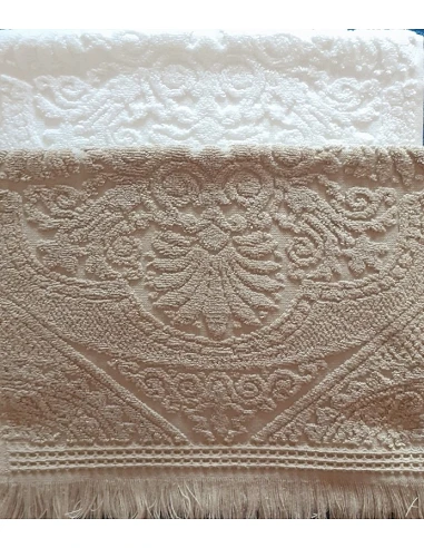 30x50 cm - Toalla de baño jacquard - 550 gr/m2 - 100% Cotton