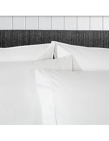 400 Fios - Jogo de saco P/ Edredão - Tecido 100% algodão percal branco
