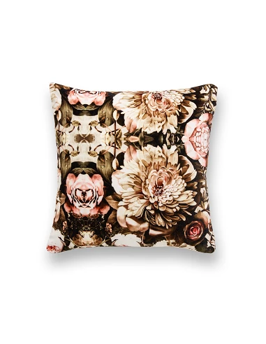 Funda de cojín 100% algodón terciopelo