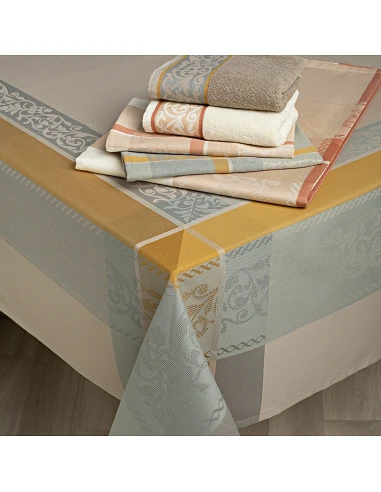 Toalhas de mesa rectangular anti nódoas 100% algodão - Fateba