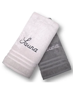 70x200 cm - Toalha para sauna 100% micro algodão