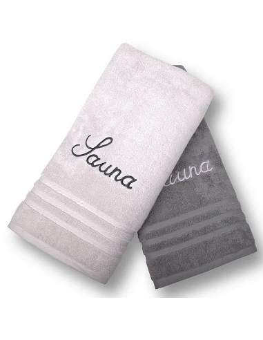 70x200 cm - Toalha para sauna 100% micro algodão