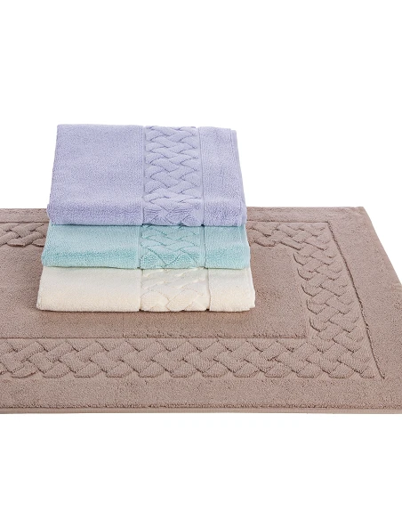 Tapete de banho 50x80 cm - 850 gr/m2 - 100% algodão Lasa-Home