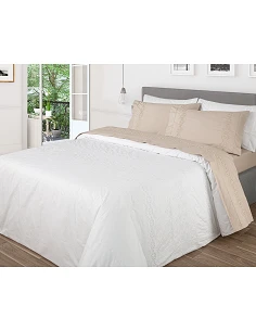 Sacos para edredão  - L´artisan algodão percal branco 200 fios