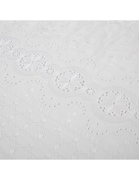 Fundas nórdicas  -  L´artisan algodón percal 200 hilos - Bordado Alower C/ Vainica