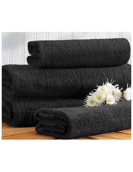 Toalhas pretas ou brancas para Salões de Cabeleireiro 50x90 cm