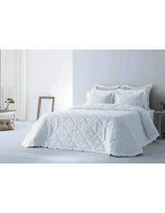 COLCHA ELMA COR BRANCO C/...