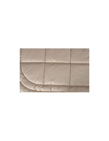 Colcha Vitoria color beige tacto seda